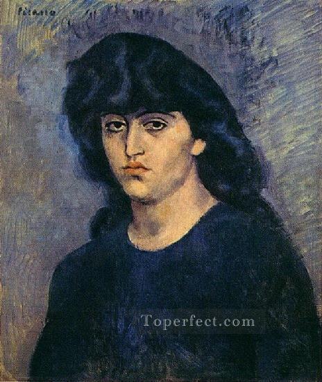 Portrait of Suzanne Bloch 1904 Pablo Picasso Oil Paintings
